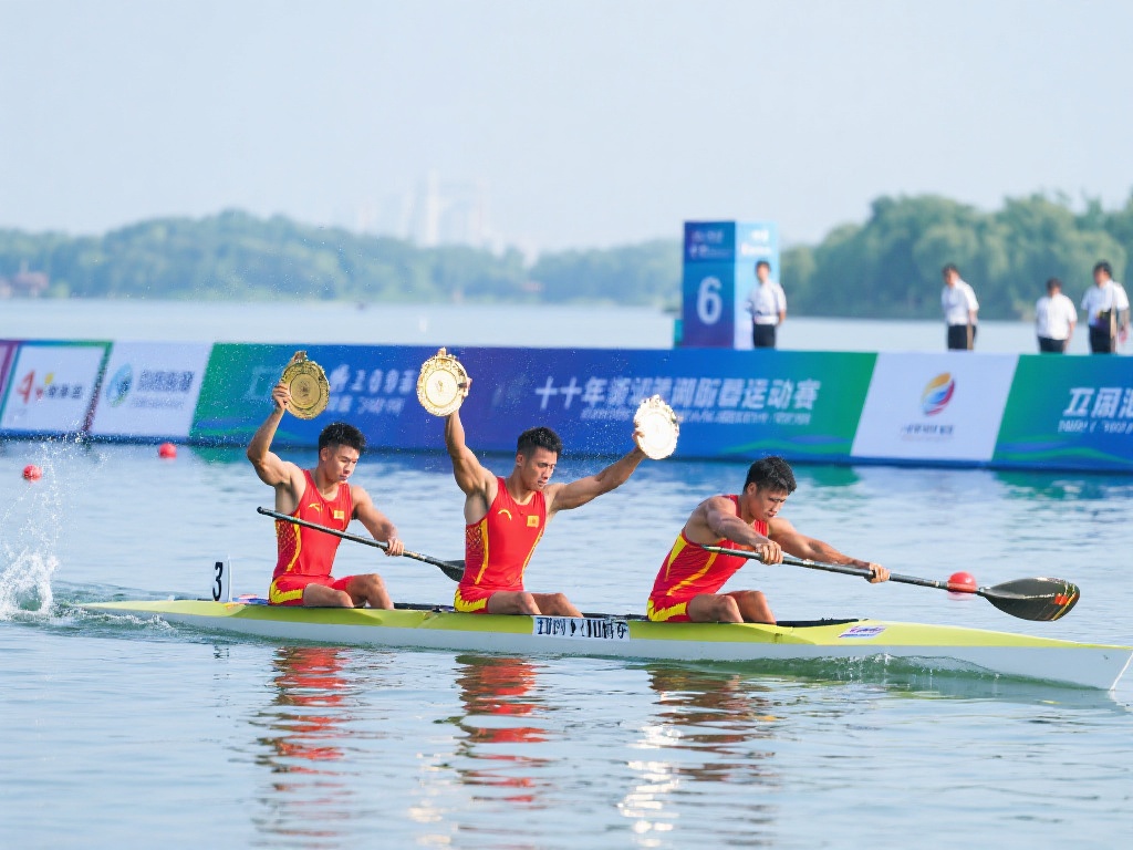柳叶湖十年传奇 中国队强势霸榜前三 无论是湖水的波光粼粼,还是赛场上的激烈角