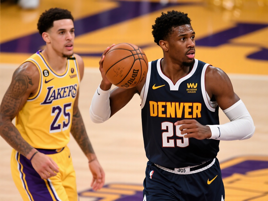 回顾2023年季后赛，默里在对阵湖人队的